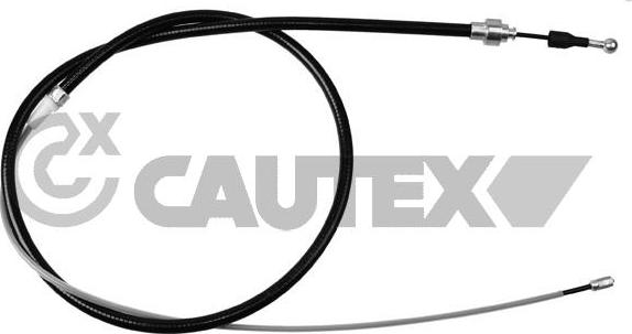 Cautex 468057 - Тросик, cтояночный тормоз autodnr.net