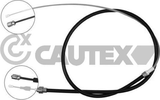 Cautex 468067 - Тросик, cтояночный тормоз autodnr.net