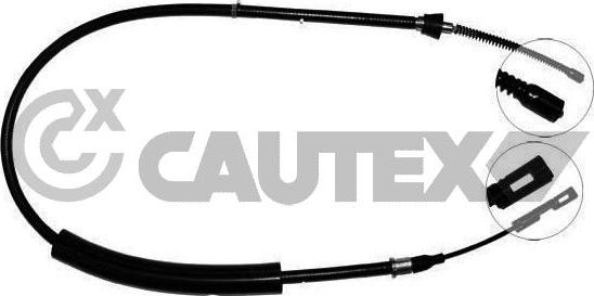 Cautex 468071 - Трос, гальмівна система autocars.com.ua