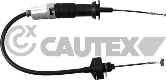 Cautex 468161 - Трос, управління зчепленням autocars.com.ua