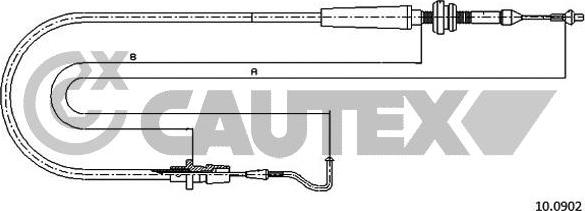 Cautex 468224 - Тросик газу autocars.com.ua