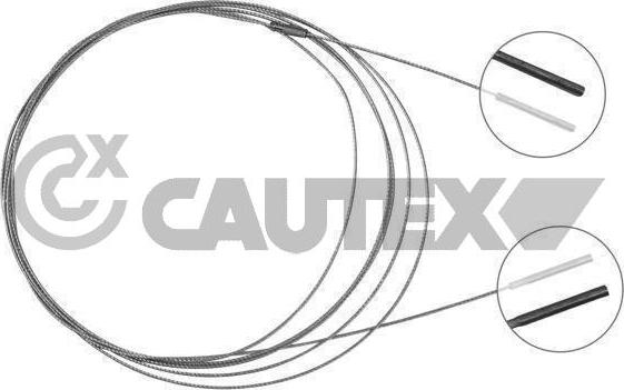 Cautex 468227 - Тросик газу autocars.com.ua