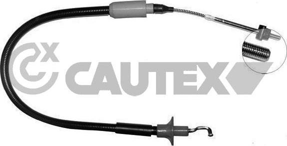 Cautex 481521 - Трос, управління зчепленням autocars.com.ua