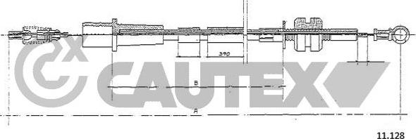 Cautex 485675 - Тросик газу autocars.com.ua