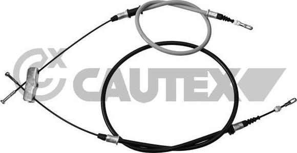Cautex 487025 - Трос, гальмівна система autocars.com.ua