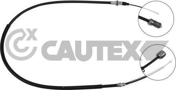 Cautex 489034 - Трос, гальмівна система autocars.com.ua