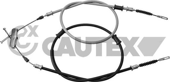 Cautex 489062 - Трос, гальмівна система autocars.com.ua