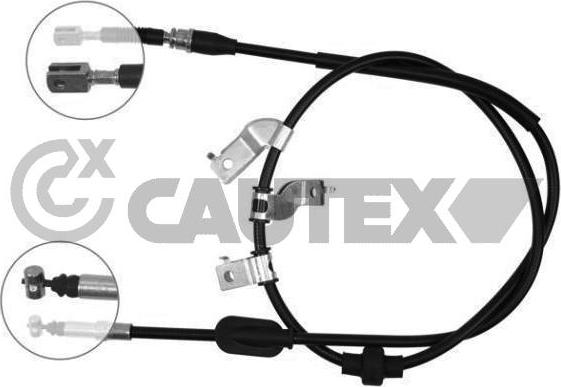 Cautex 708081 - Тросик, cтояночный тормоз autodnr.net