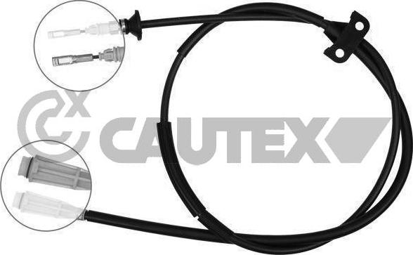 Cautex 708123 - Тросик, cтояночный тормоз autodnr.net