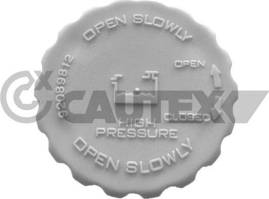 Cautex 751324 - Кришка, резервуар охолоджуючої рідини autocars.com.ua