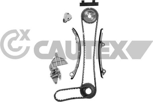 Cautex 752107 - Комплект ланцюга приводу распредвала autocars.com.ua