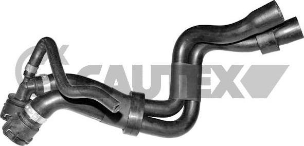 Cautex 752680 - Шланг радіатора autocars.com.ua