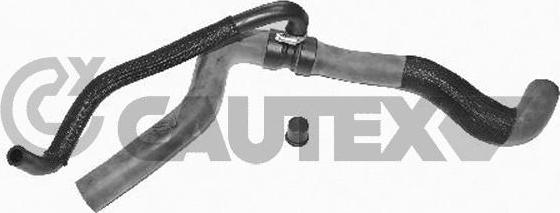 Cautex 753490 - Шланг радіатора autocars.com.ua