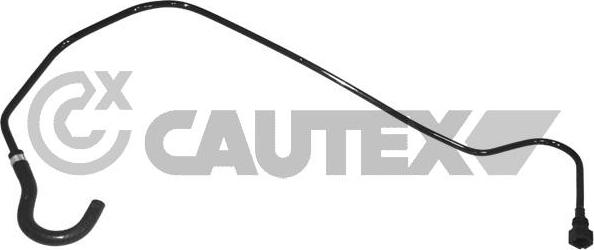 Cautex 753668 - Шланг радіатора autocars.com.ua