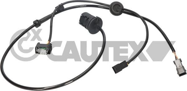 Cautex 755133 - Датчик ABS, частота вращения колеса autodnr.net