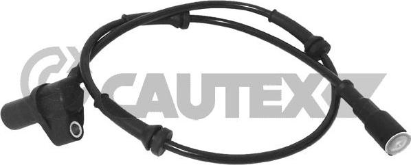 Cautex 755145 - Датчик ABS, частота обертання колеса autocars.com.ua