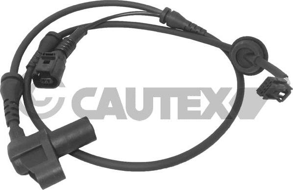 Cautex 755160 - Датчик ABS, частота обертання колеса autocars.com.ua