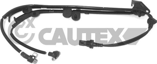 Cautex 755169 - Датчик ABS, частота обертання колеса autocars.com.ua