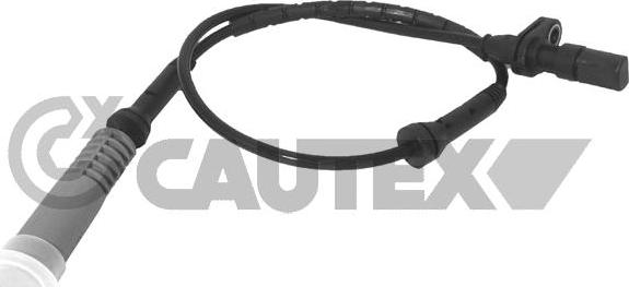 Cautex 755187 - Датчик ABS, частота обертання колеса autocars.com.ua