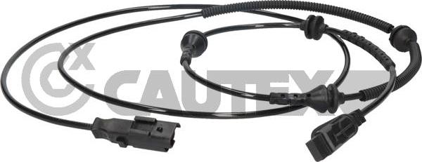 Cautex 755227 - Датчик ABS, частота обертання колеса autocars.com.ua