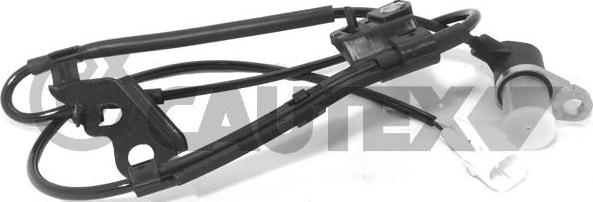 Cautex 755237 - Датчик ABS, частота обертання колеса autocars.com.ua