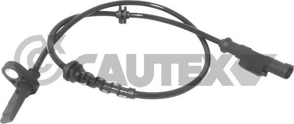 Cautex 755253 - Датчик ABS, частота вращения колеса autodnr.net