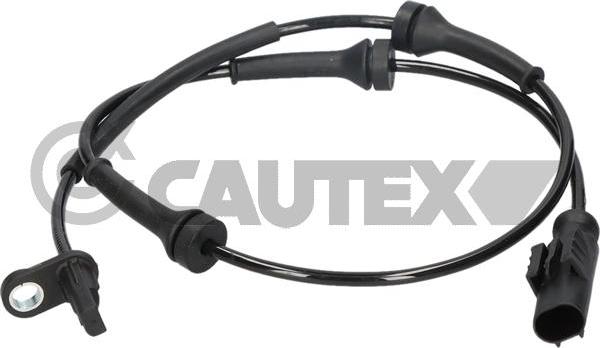 Cautex 755256 - Датчик ABS, частота обертання колеса autocars.com.ua