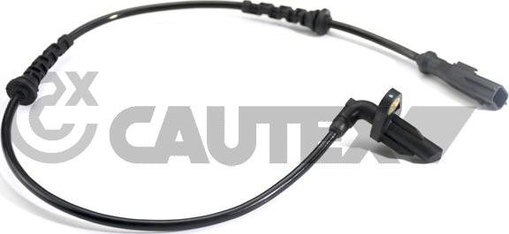 Cautex 755258 - Датчик ABS, частота обертання колеса autocars.com.ua