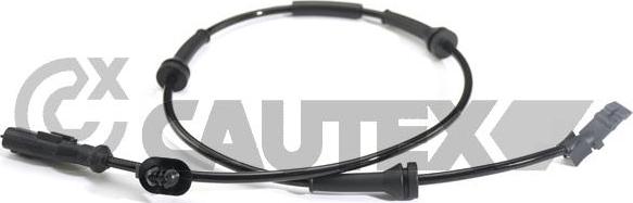 Cautex 755263 - Датчик ABS, частота обертання колеса autocars.com.ua