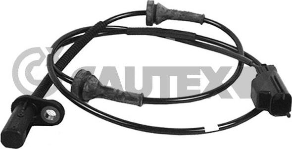 Cautex 755321 - Датчик ABS, частота обертання колеса autocars.com.ua