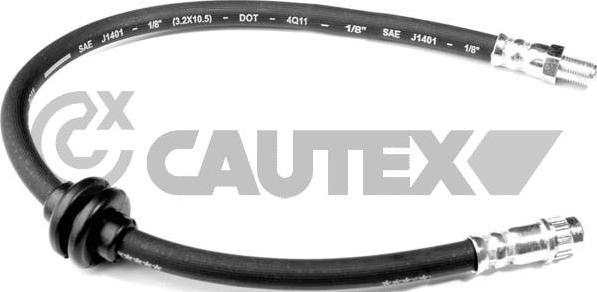 Cautex 755987 - Гальмівний шланг autocars.com.ua