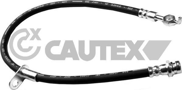 Cautex 756117 - Гальмівний шланг autocars.com.ua