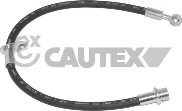 Cautex 756169 - Гальмівний шланг autocars.com.ua