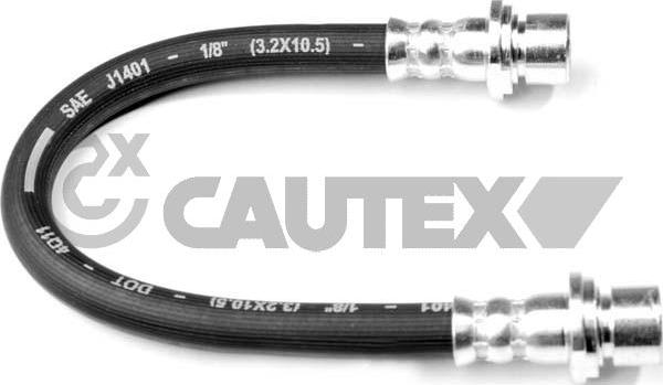 Cautex 756742 - Гальмівний шланг autocars.com.ua