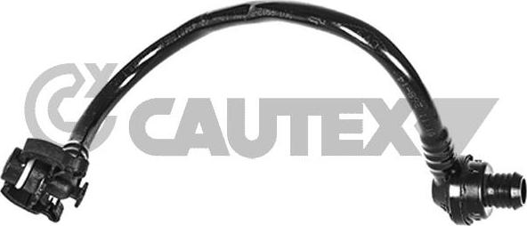 Cautex 757155 - Вакуумний провід, підсилювач гальмівного механізму autocars.com.ua