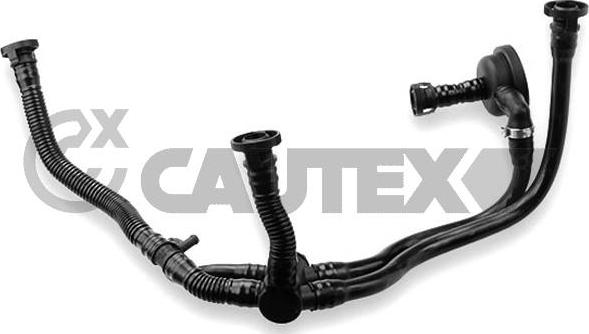 Cautex 757523 - Шланг, вентиляція картера autocars.com.ua