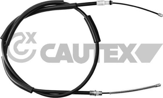 Cautex 760097 - Трос, гальмівна система autocars.com.ua