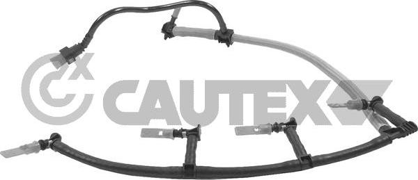 Cautex 760337 - Шланг, витік палива autocars.com.ua