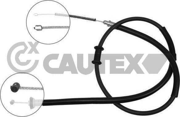 Cautex 761015 - Трос, гальмівна система autocars.com.ua