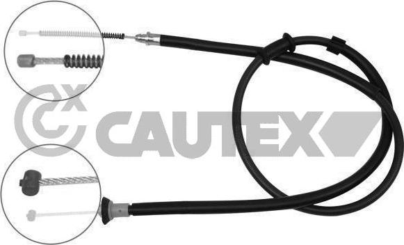 Cautex 761016 - Трос, гальмівна система autocars.com.ua