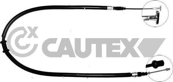 Cautex 761035 - Трос, гальмівна система autocars.com.ua