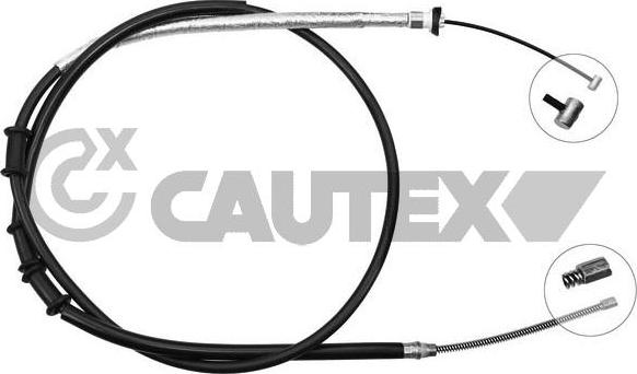 Cautex 761055 - Трос, гальмівна система autocars.com.ua