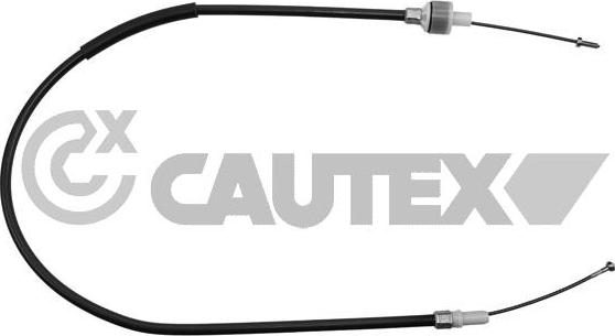 Cautex 761286 - Трос, управління зчепленням autocars.com.ua