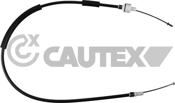 Cautex 761296 - Трос, управління зчепленням autocars.com.ua