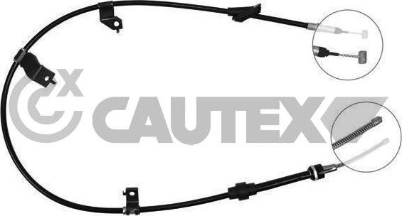 Cautex 761521 - Трос, гальмівна система autocars.com.ua