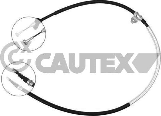 Cautex 761652 - Трос, гальмівна система autocars.com.ua