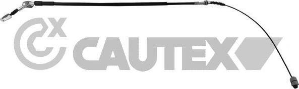 Cautex 761740 - Трос, гальмівна система autocars.com.ua