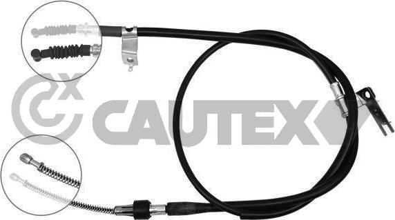 Cautex 761762 - Трос, гальмівна система autocars.com.ua