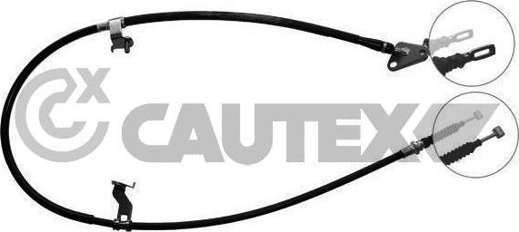 Cautex 761767 - Трос, гальмівна система autocars.com.ua