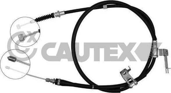 Cautex 761769 - Трос, гальмівна система autocars.com.ua